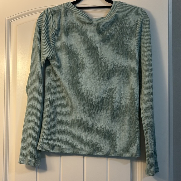 Light Blue Button down Top - Picture 2 of 3